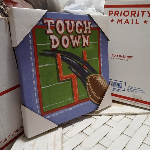 🏈 TOUCH DOWN KIDS FINE ART CANVAS. - Picture 2 of 4